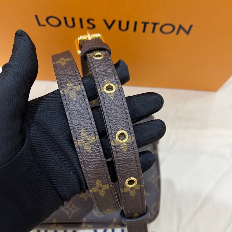 路易威登/LV 老花郵差包 純芯片款 98新-5