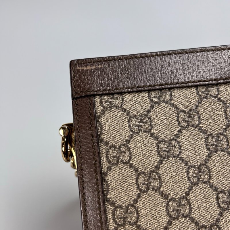 GUCCI 503877 老花夾子包　-8