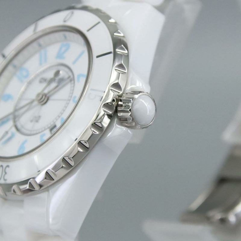 香奈兒 J12 藍光 33 毫米陶瓷限量版 H3826 石英錶-4