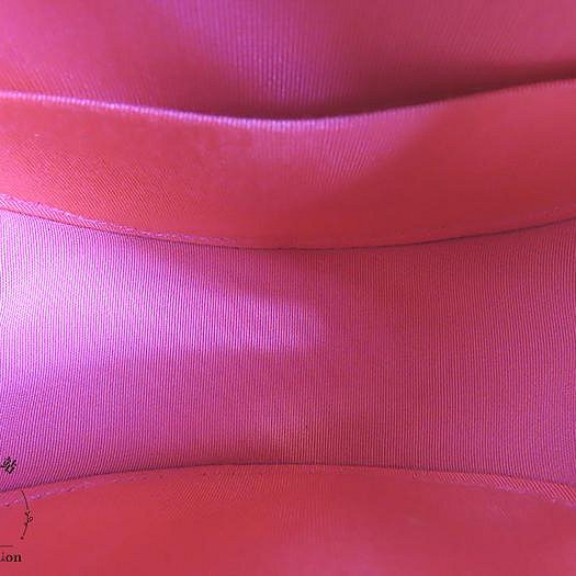 【巴黎站二手名牌專賣店】*現貨*CHANEL香奈兒真品*粉色菱格紋亮面漆皮銀雙C MINI圓餅包-3