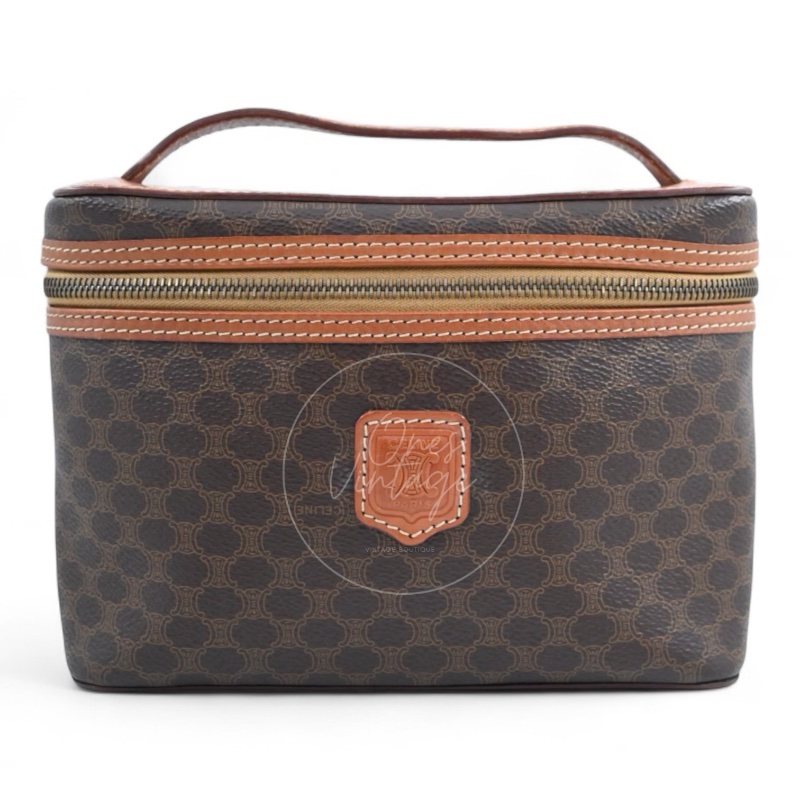 [Pre-owned] Celine Vintage Monogram Vanity-0
