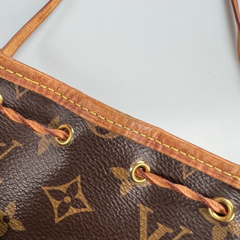 LV M41346 老花水桶抽繩包NANO-7