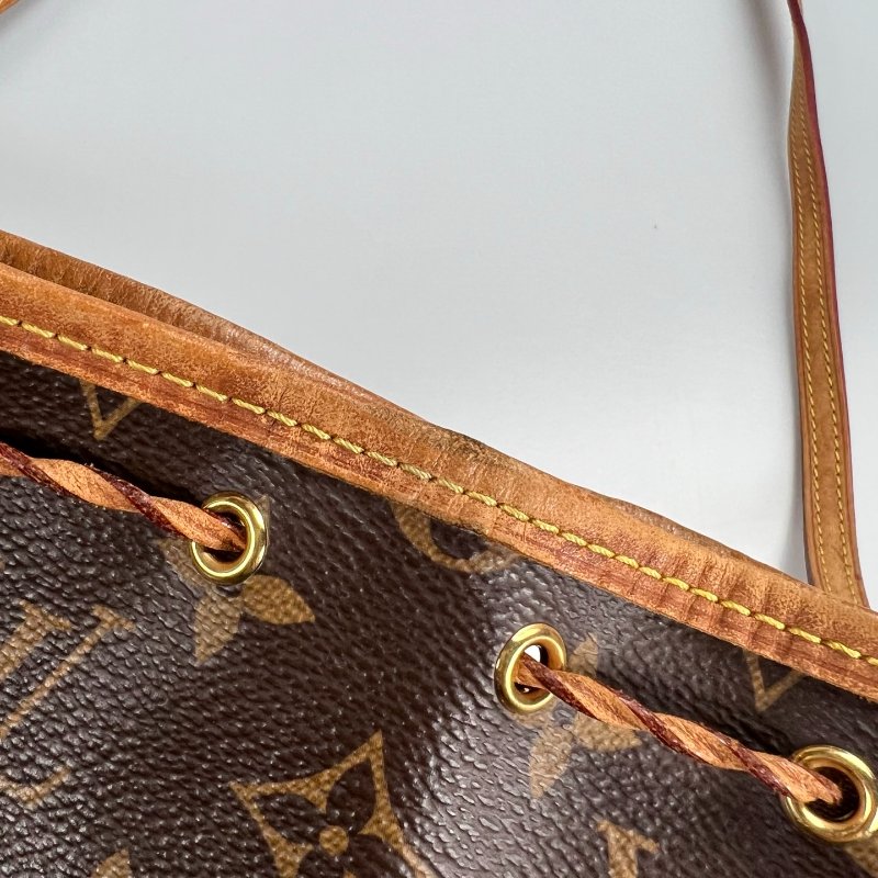 LV M41346 老花水桶抽繩包NANO-8