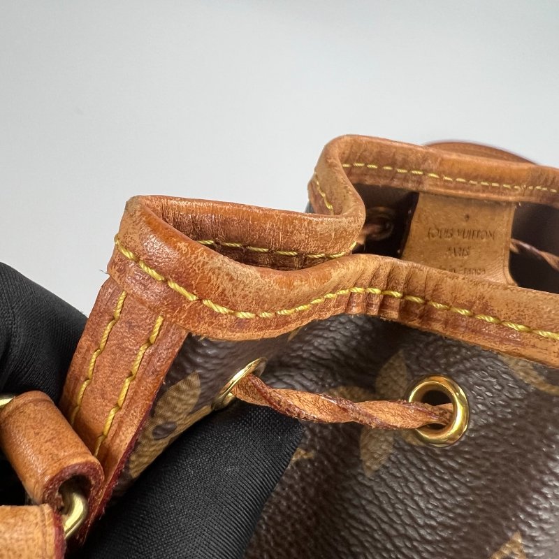 LV M41346 老花水桶抽繩包NANO-12