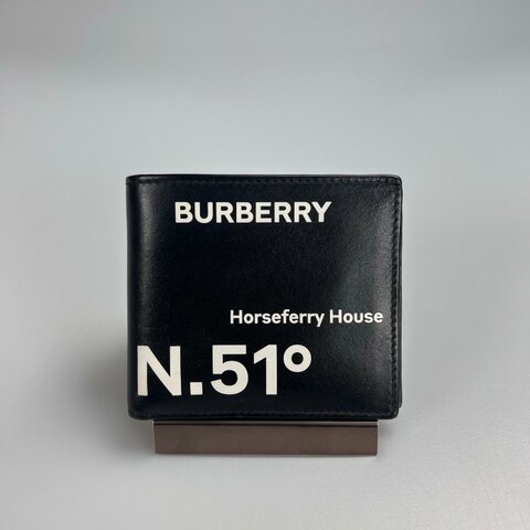 BURBERRY對開數字短夾