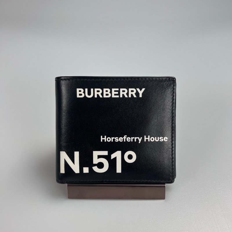 BURBERRY對開數字短夾-0