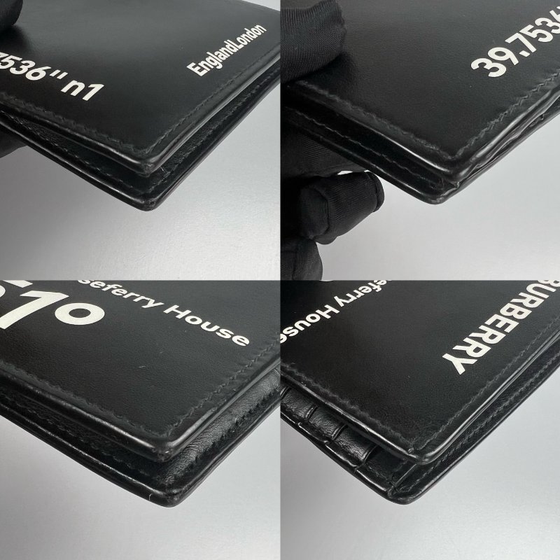 BURBERRY對開數字短夾-7