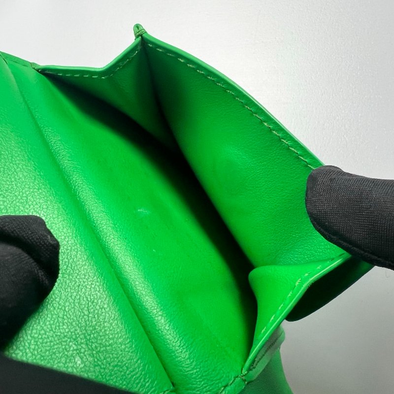 BV 綠編織短夾-6