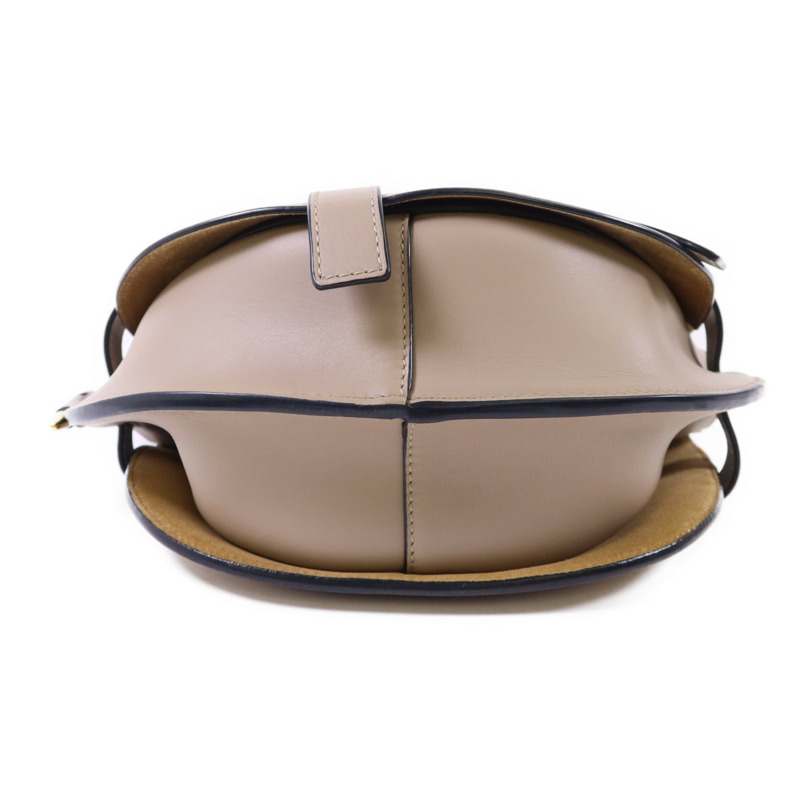 LOEWE 牛皮皮革Small Gate Bag金扣肩背袋-3