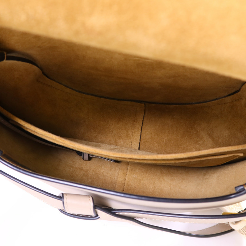 LOEWE 牛皮皮革Small Gate Bag金扣肩背袋-5