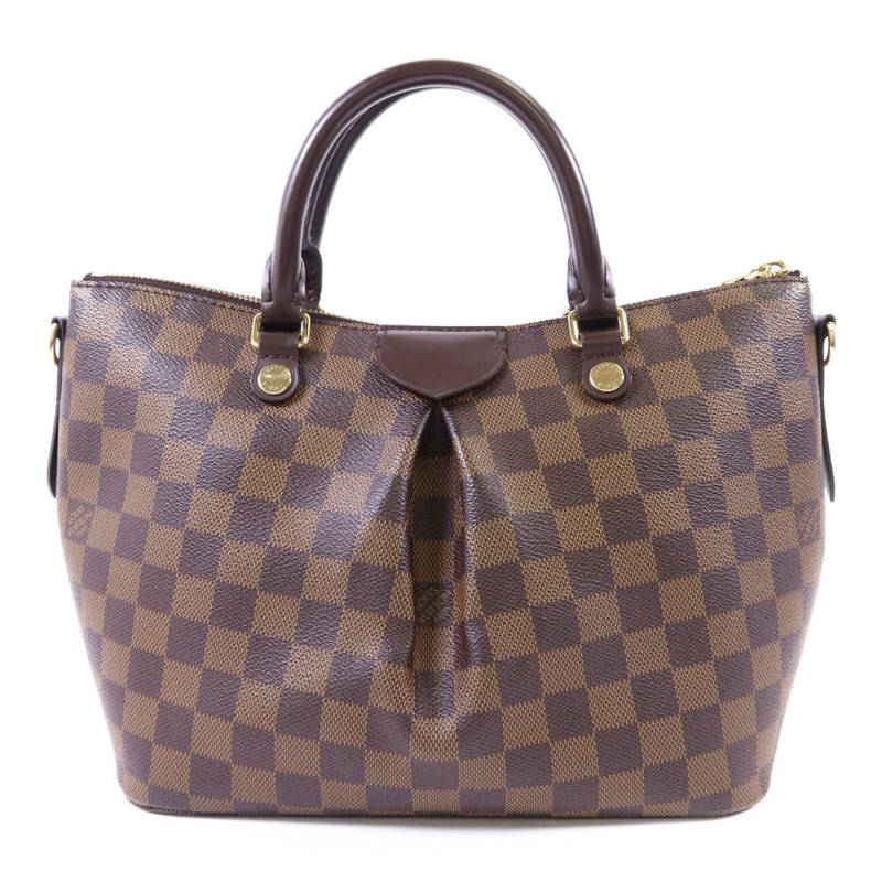 LOUIS VUITTON Damier Siena PM金扣手挽肩背兩用袋-1