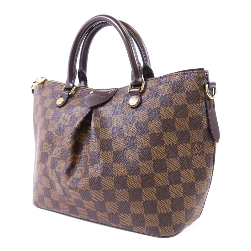 LOUIS VUITTON Damier Siena PM金扣手挽肩背兩用袋-2
