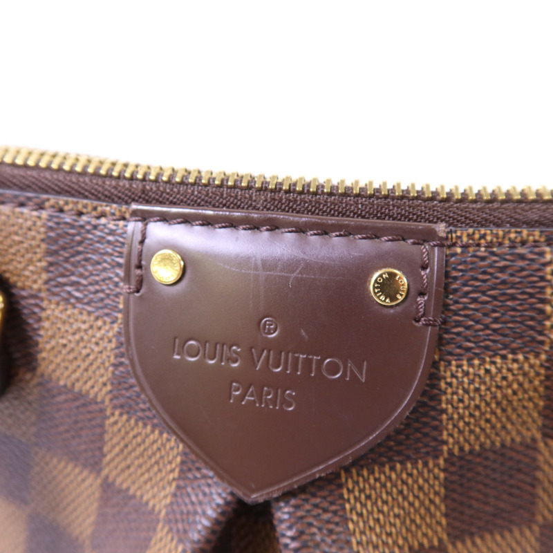 LOUIS VUITTON Damier Siena PM金扣手挽肩背兩用袋-21