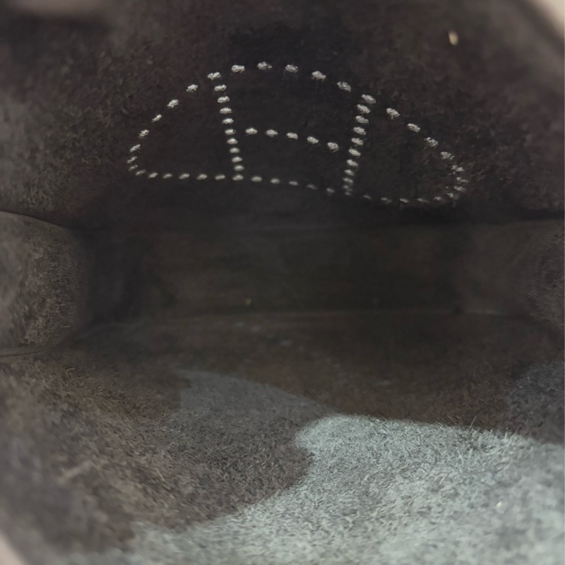 黑牛皮金釦MINI EVELYNE TC皮-9