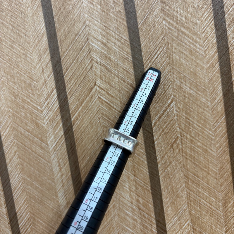 Tiffany & Co. 925純銀戒指 方戒 已停產-6