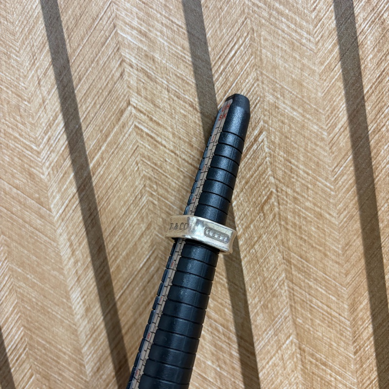 Tiffany & Co. 925純銀戒指 方戒 已停產-7