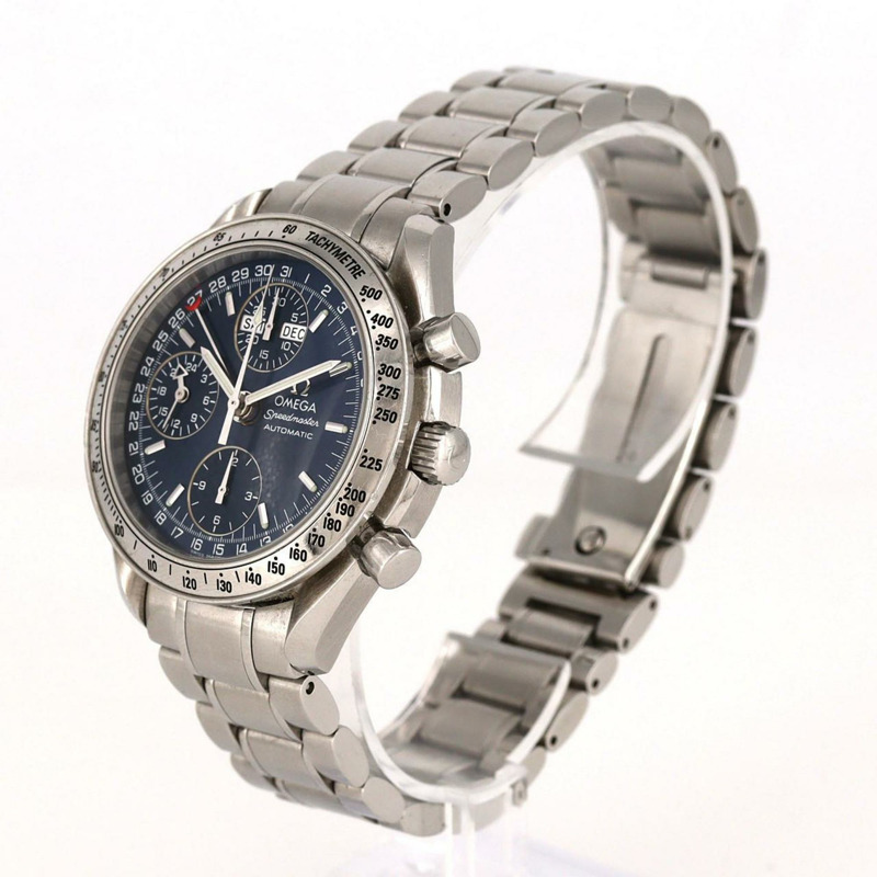 歐米茄超霸系列星期日曆型3523.80不鏽鋼自動腕錶-1