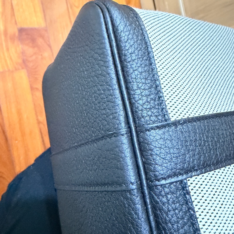 愛馬仕。花園30。黑白帆布-6