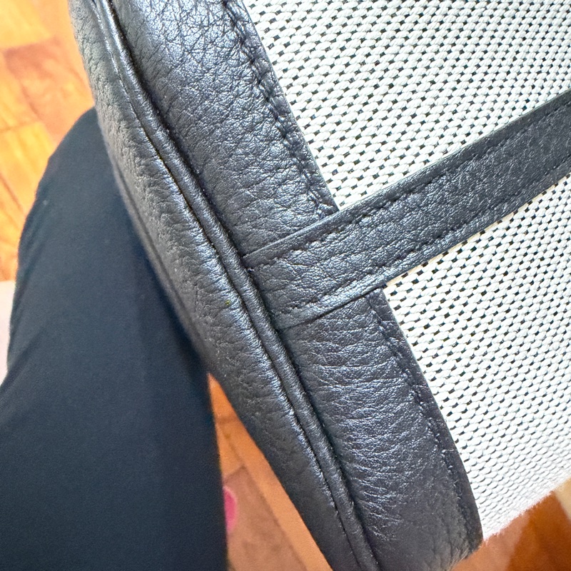 愛馬仕。花園30。黑白帆布-7