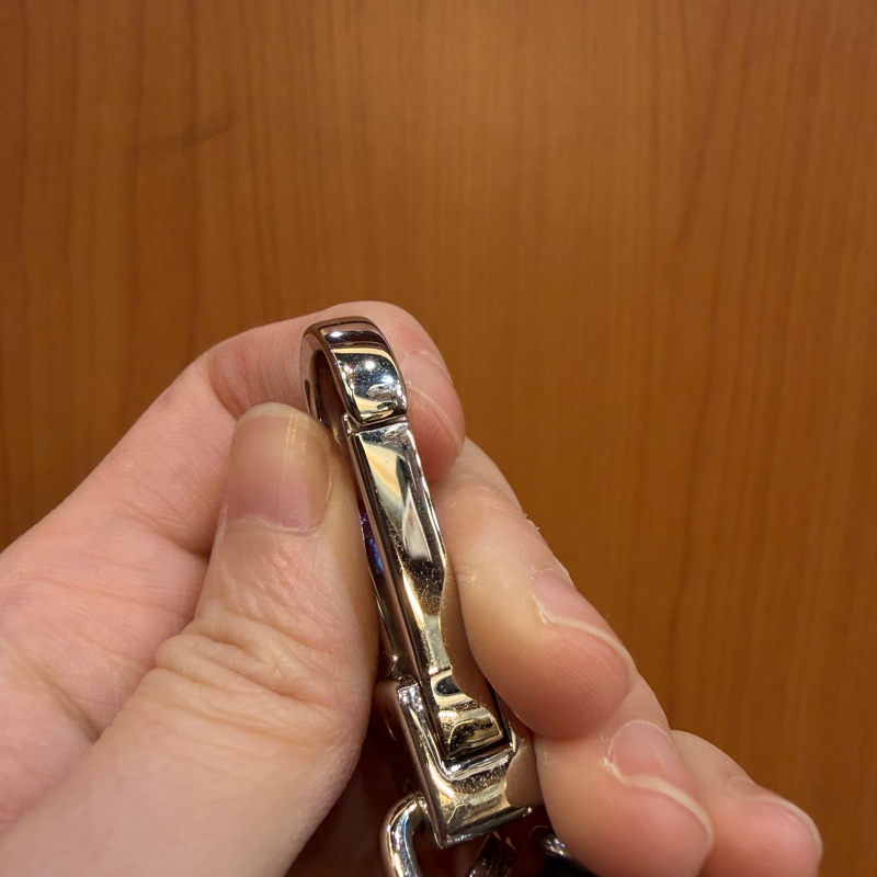 Burberry 黑漆皮經典格紋帽泰迪熊鑰匙圈吊飾-5