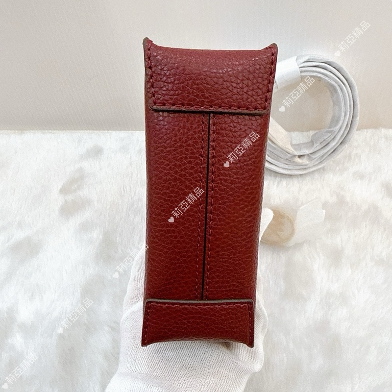 莉亞精品♡ MK 酒紅琴譜包 二手-6