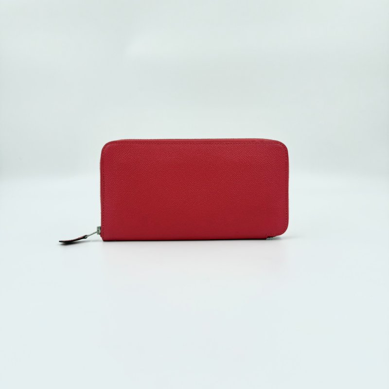 HERMES - 紅色Epsom Azap Long Classique長夾-0
