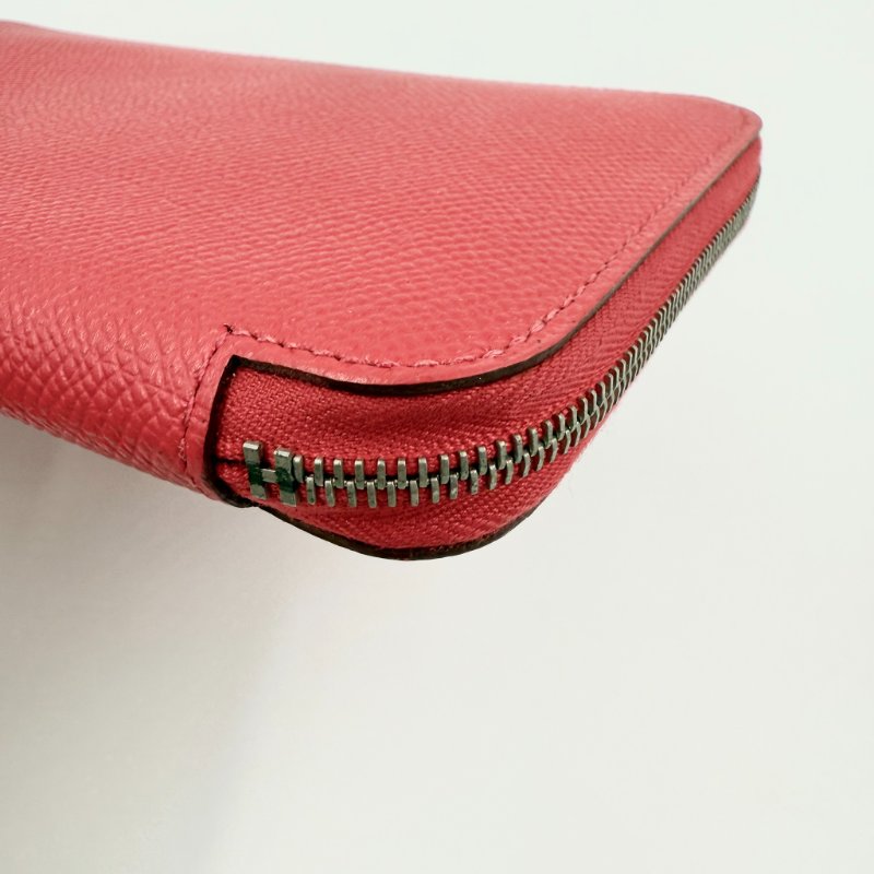 HERMES - 紅色Epsom Azap Long Classique長夾-5