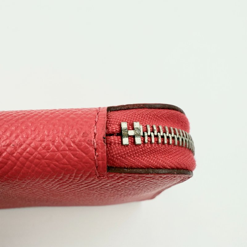 HERMES - 紅色Epsom Azap Long Classique長夾-7