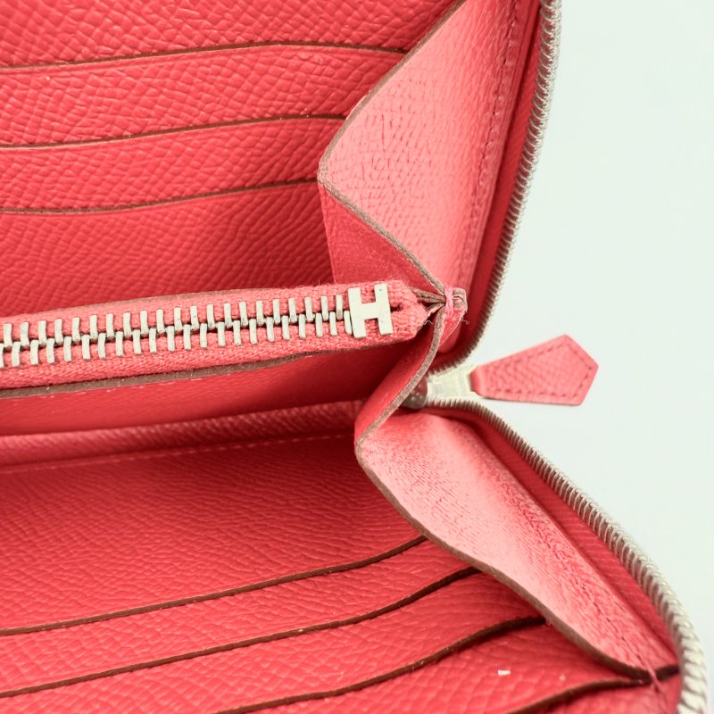 HERMES - 紅色Epsom Azap Long Classique長夾-10