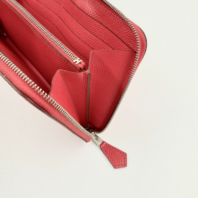 HERMES - 紅色Epsom Azap Long Classique長夾-11