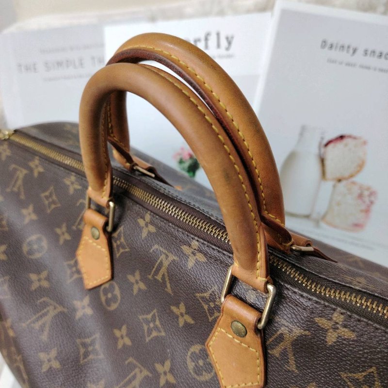 LV Speedy 40 中古老花旅行袋-2