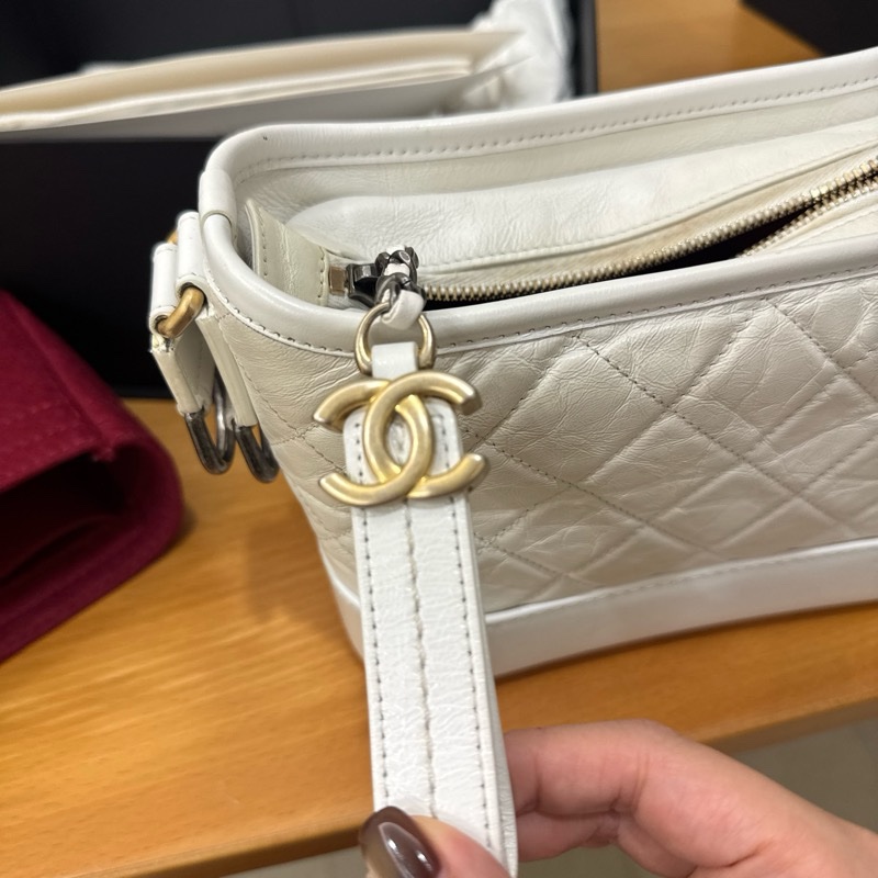 Chanel 流浪包 小號 白色-3