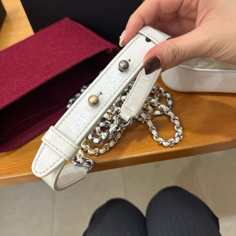 Chanel 流浪包 小號 白色-4