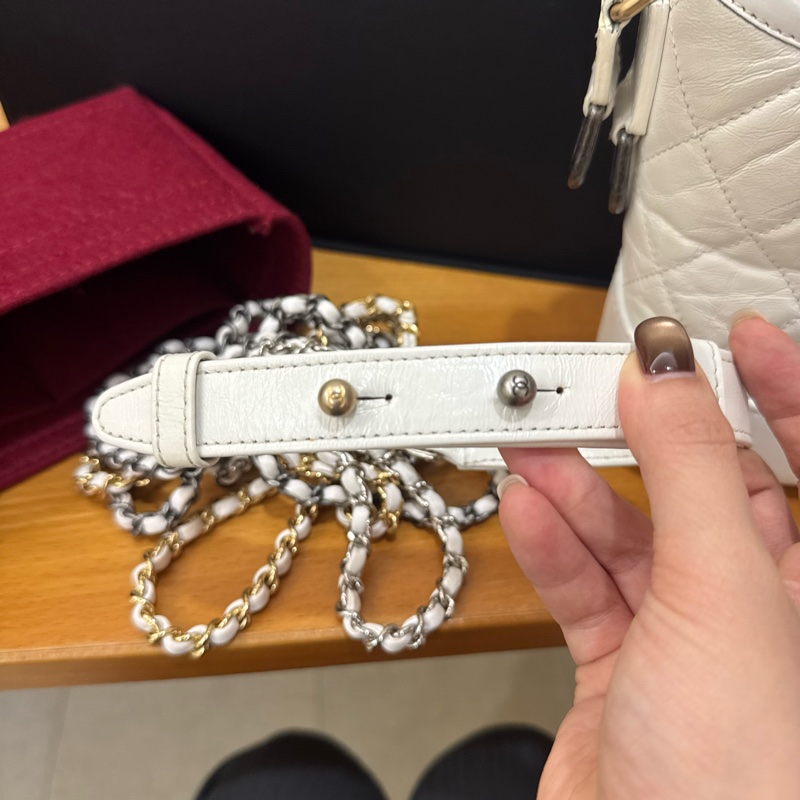 Chanel 流浪包 小號 白色-15