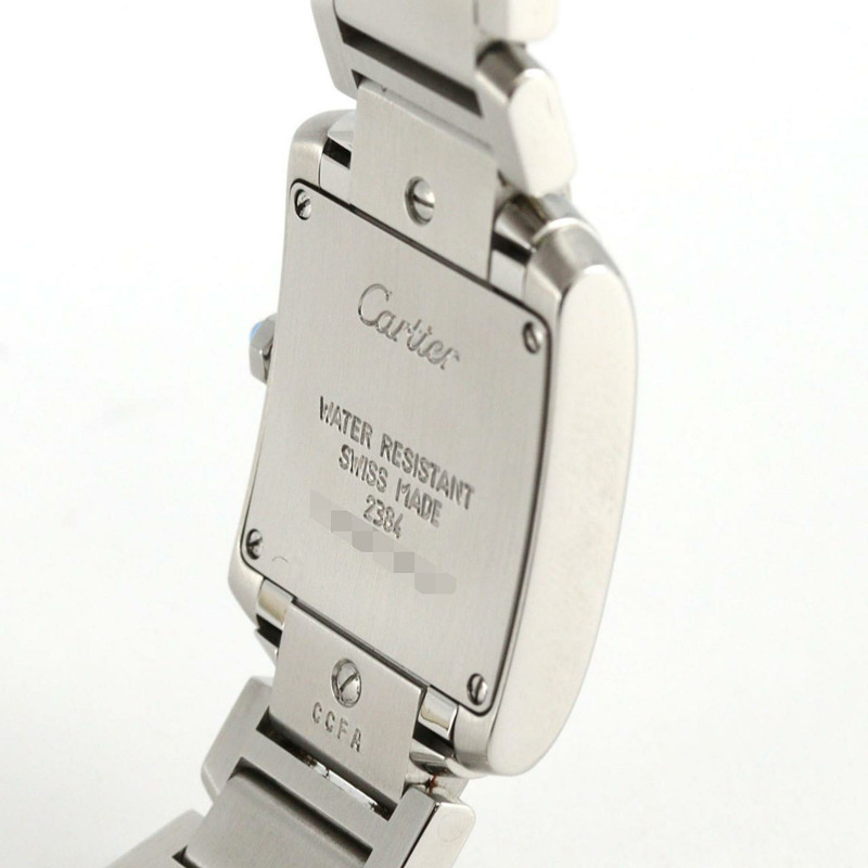 卡地亞 Tank Française SM W51008Q3 不鏽鋼石英錶-6