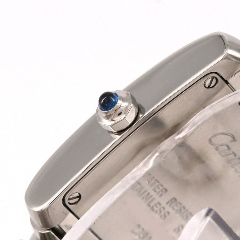 卡地亞 Tank Française SM W51008Q3 不鏽鋼石英錶-3