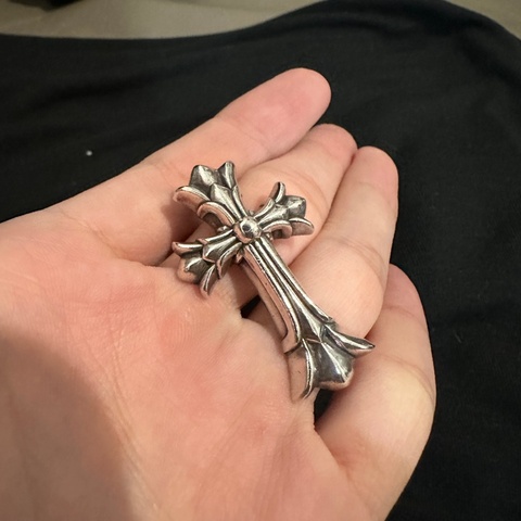 克羅心 chrome hearts 雙層 十字架 十字 墜飾