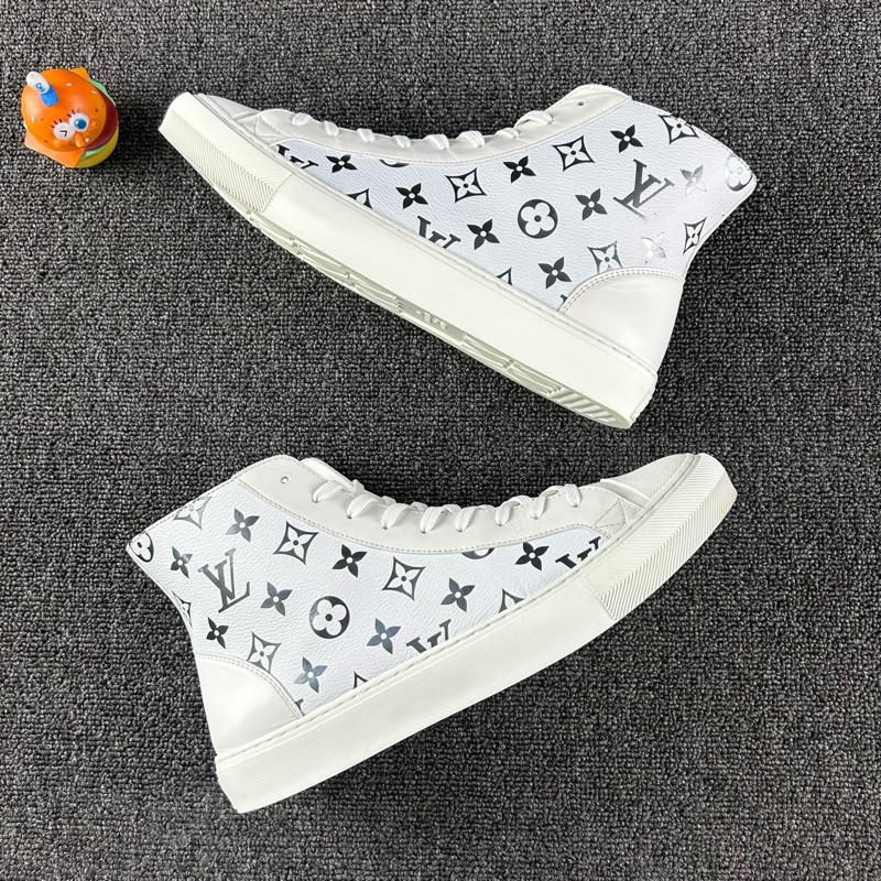 98新Louis Vuitton路易威登滿印高幫板鞋 尺碼:42.5 碼-3