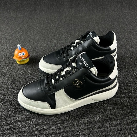 98新Chanel香奈兒23P黑白休閒鞋 尺碼：36.5