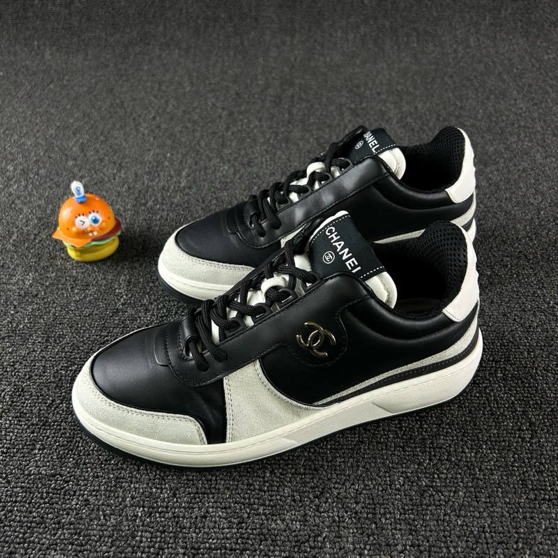 98新Chanel香奈兒23P黑白休閒鞋 尺碼：36.5-0