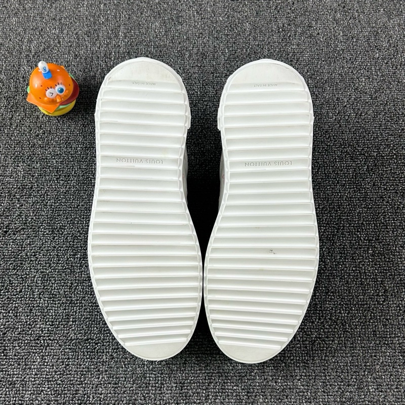 98新Louis Vuitton路易威登白粉Time Out老花板鞋 尺碼：36.5 码-7