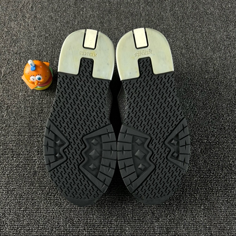 98新HERMES愛馬仕黑色休閒鞋 尺碼:37.5 針織面料舒適透-7