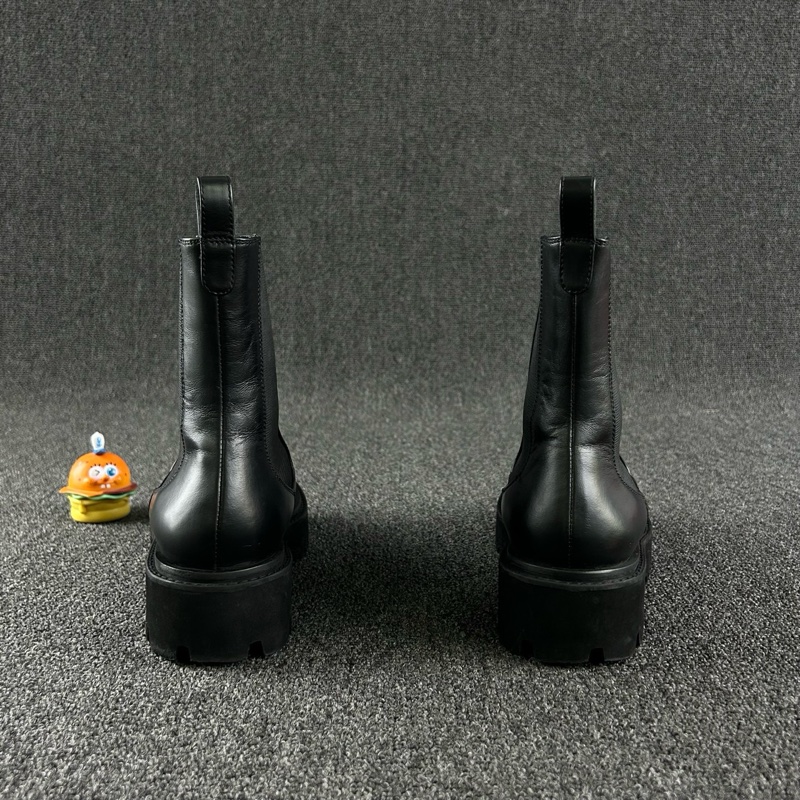 98新Chanel香奈兒黑色切爾西靴 尺碼：38 碼-4