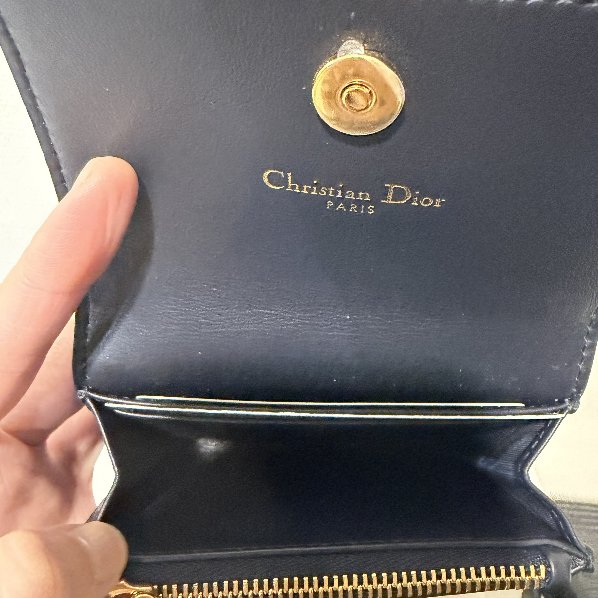 30 Montaigne Glycine 錢包藍色Dior Oblique 緹花-1