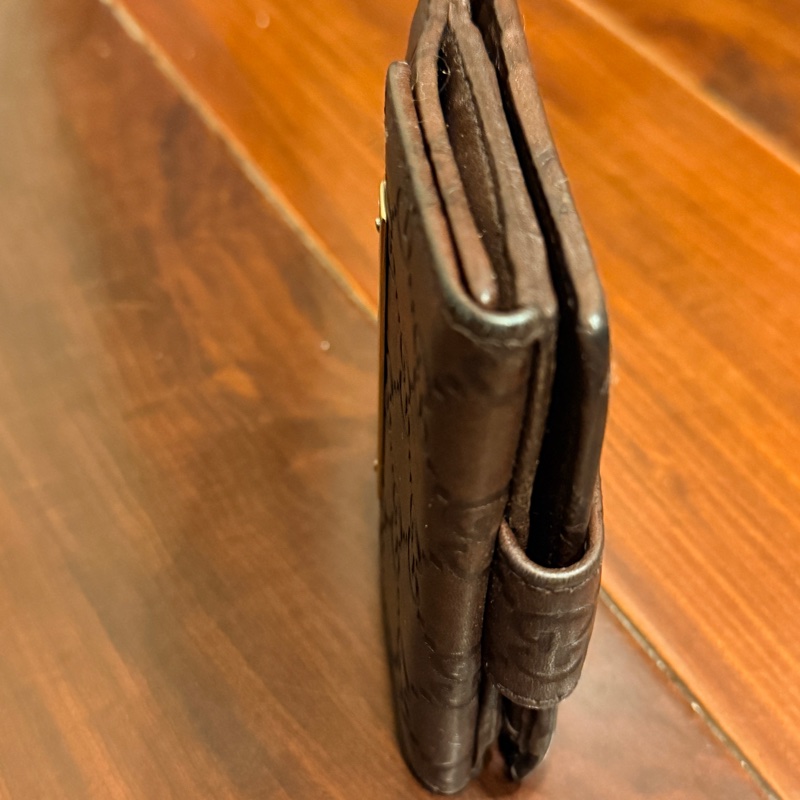 Gucci/logo老花短夾-15