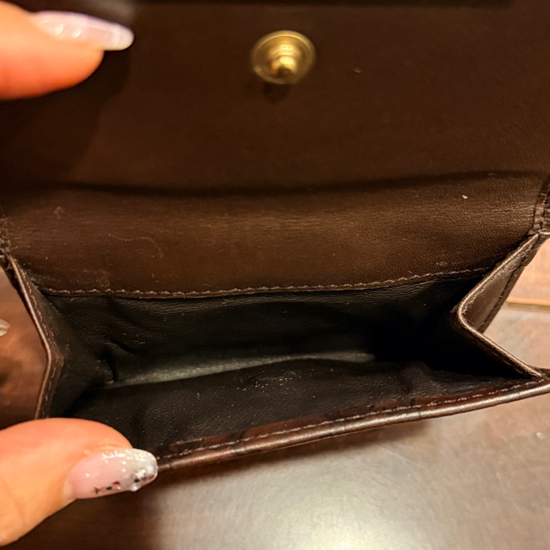 Gucci/logo老花短夾-26