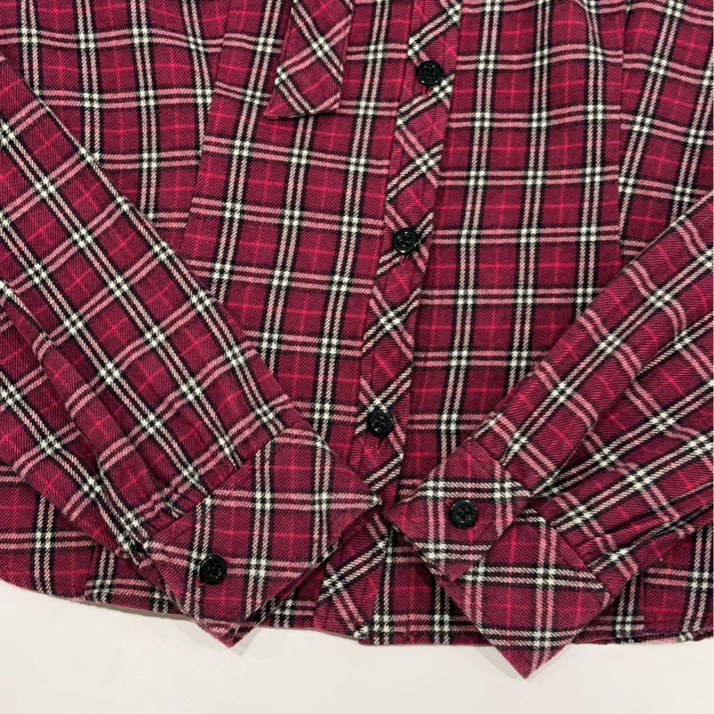 BURBERRY 藍標 格紋蝴蝶結領帶戰馬襯衫(附領帶)-5