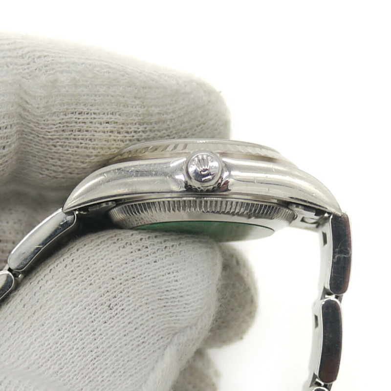 勞力士蠔式恆動76094 A系列不鏽鋼自動上鍊藍色錶盤小姐腕錶-4