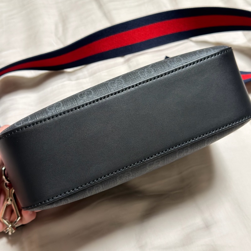 少用閒置品_大全配_台灣購證_Gucci_經典黑老花相機包_5748865RLN-9