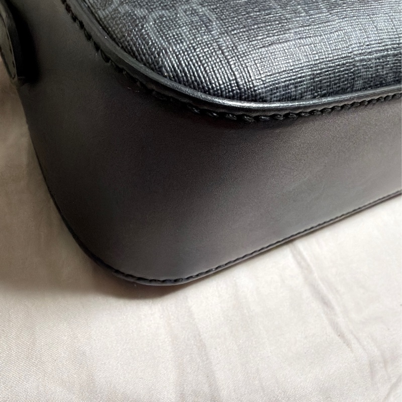 少用閒置品_大全配_台灣購證_Gucci_經典黑老花相機包_5748865RLN-10